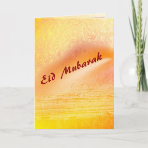 Festividades Eid Mubarak - Cartão de Férias Eid Sunset