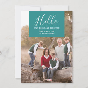 Festividades Elegance esquadrou o Cartão com fotos de Ano Novo 