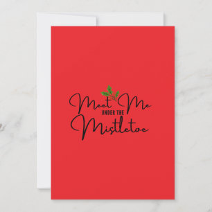 Festividades Encontre-me Debaixo do Visco Cartão de Natal Român
