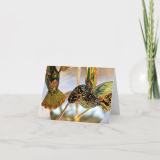 Festividades Enfeite de Beija-flor Cartão de Natal