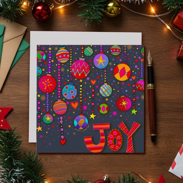 Festividades Enfeites de Alegria Festiva Cartão de Férias de Na (Criador carregado)