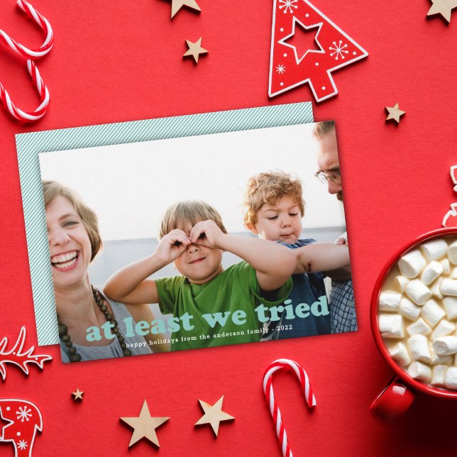 Festividades Engraçado, Pelo Menos Tivemos Cartão com fotos De  (Criador carregado)