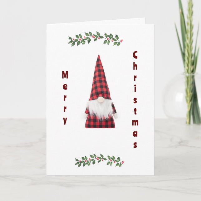 FESTIVIDADES ESPERO QUE SEU NATAL SEJA O CARTÃO DE FERIADO "MAI (Frente)