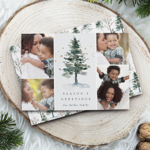 Festividades Esplendor de inverno Cartão de Colagem de Fotos