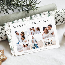 Festividades Esplendor de inverno | Cartão de Colagem de Fotos 