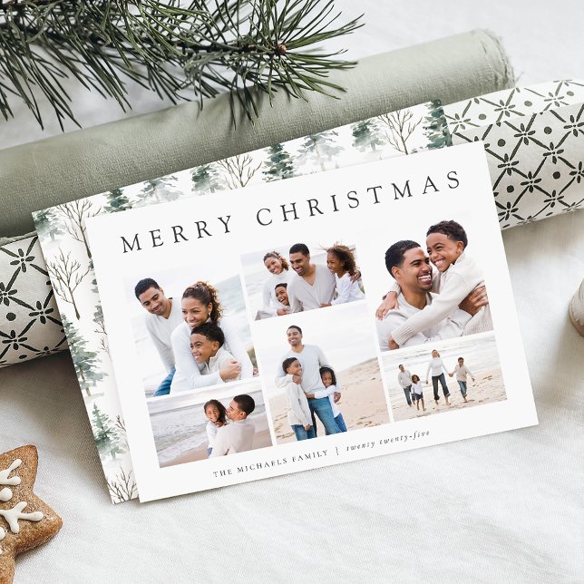 Festividades Esplendor de inverno | Cartão de Colagem de Fotos  (Criador carregado)