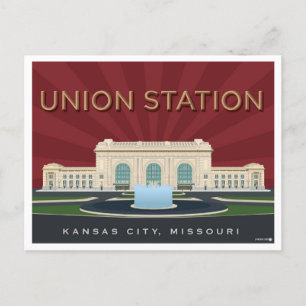 Festividades Estação da União de Kansas - Cartão postal