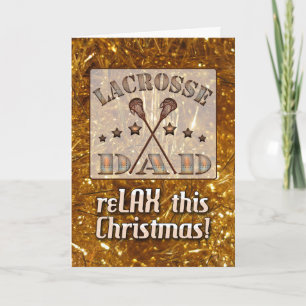 Festividades Estilo Steampunk Estilo Lacrosse Pai Cartão de Nat