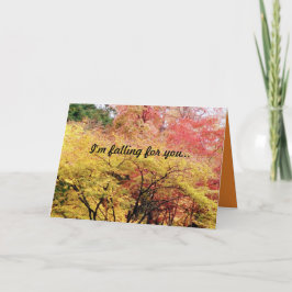 Festividades Eu estou me apaixonando por seu cartão de Dia de o