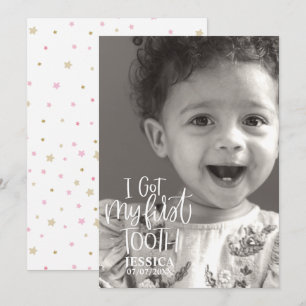 Festividades Eu tenho meu primeiro Cartão com fotos de Garota P