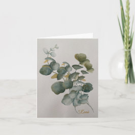Festividades Eucalyptus deixa cartão de saudação