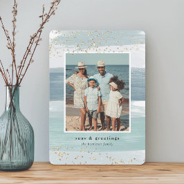 Festividades Faixa Costeira | Cartão com fotos de férias