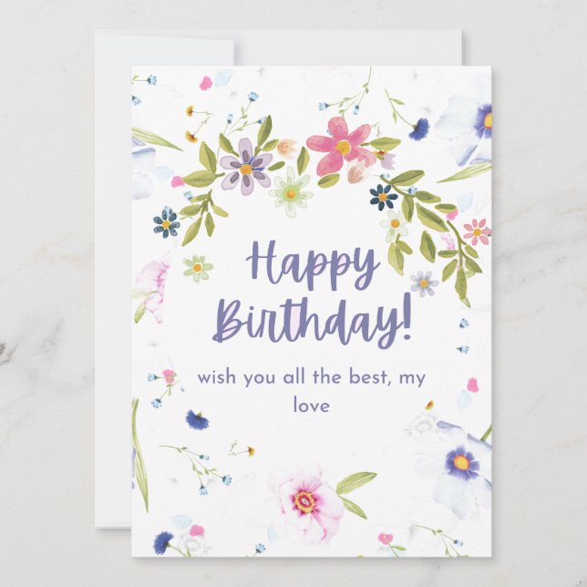 Festividades Feliz Aniversário Cartão de Saudação "Celebrar no  (Frente)