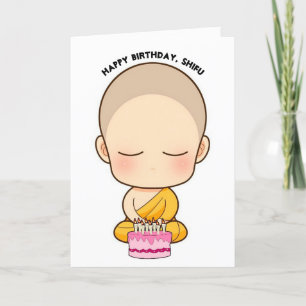 Festividades Feliz Aniversário Shifu Cartão de Aniversário Boni