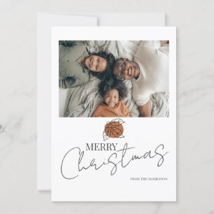 Festividades Feliz Cartão com fotos de Natal