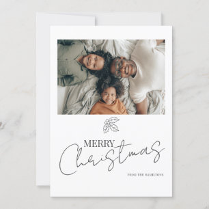 Festividades Feliz Cartão com fotos de Natal