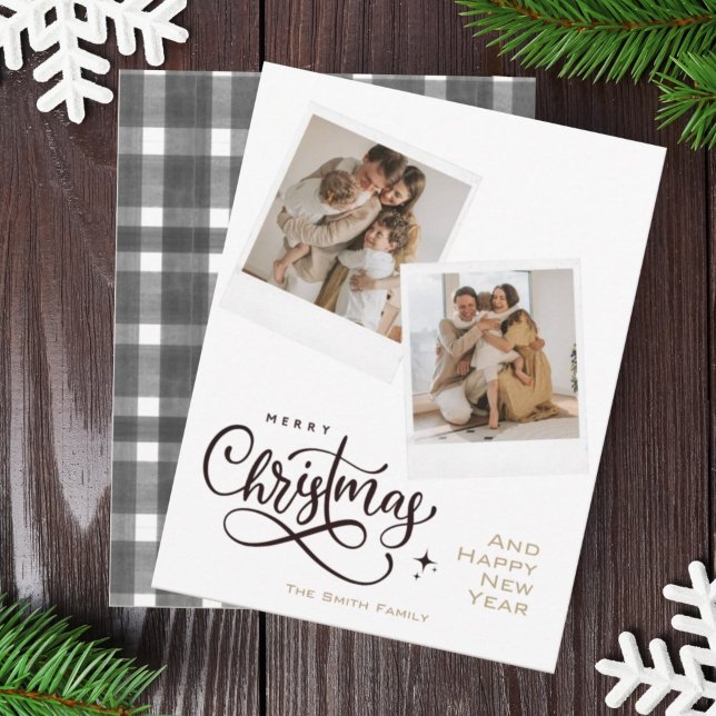 Festividades Feliz Cartão com fotos de Natal para Xadrez de Nat (Criador carregado)