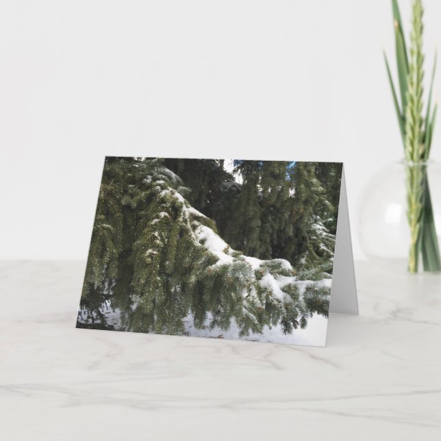 Festividades Feliz cartão de boas-vindas de Natal (Frente)