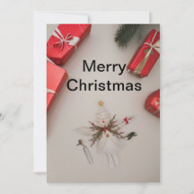 Feliz cartão de boas-vindas de Natal