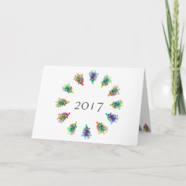 Festividades Feliz cartão de boas-vindas de Natal.