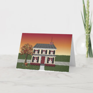 Festividades Feliz Cartão de Casa de Ação de Graças
