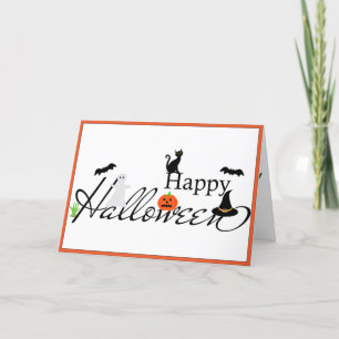 Festividades Feliz Cartão de Halloween