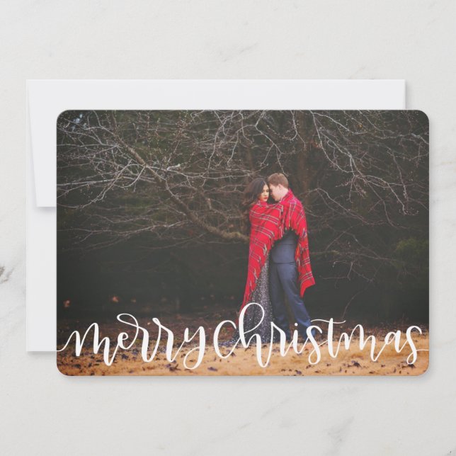 Festividades Feliz Cartão de Natal (Frente)