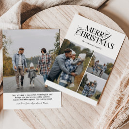 Festividades Feliz Cartão de Natal | Cartão com fotos de Natal 