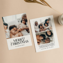 Festividades Feliz Cartão de Natal | Cartão com fotos de Natal 