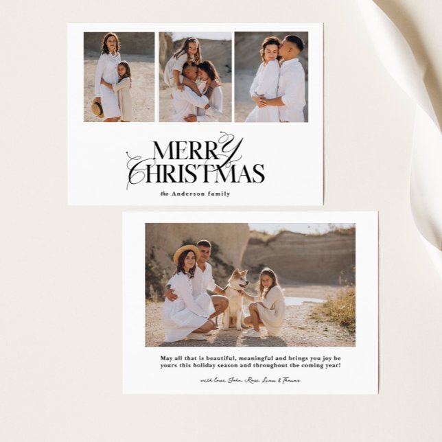 Festividades Feliz Cartão de Natal | Cartão com fotos de Natal  (Criador carregado)