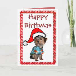 Festividades Feliz Cartão de Saudação Birthmas