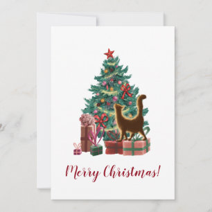 Festividades Feliz Cartão de Saudação de Natal