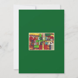 Festividades Feliz Cartão de Saudação de Natal