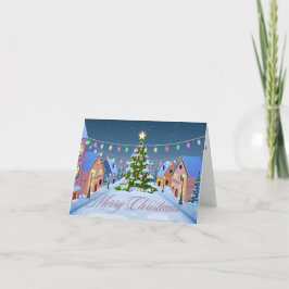 Festividades Feliz Cartão de Saudação de Natal