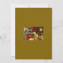 Festividades Feliz Cartão de Saudação de Natal