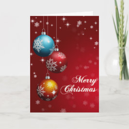 Festividades Feliz Cartão de Saudação de Natal - Personalizável