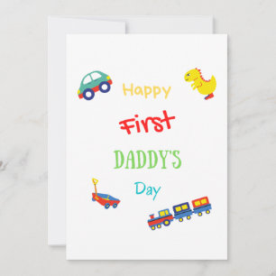 Festividades Feliz Cartão do Primeiro Dia de Daddt