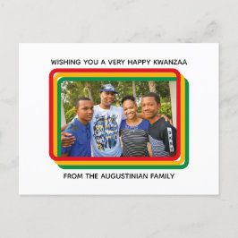 Festividades Feliz Cartão Postal de Férias de Foto de Família d
