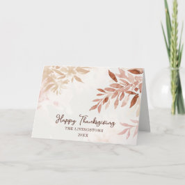 Festividades Feliz Dia de Ação de Graças - Cartão de Saudação d