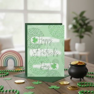 Festividades Feliz Dia de São Patrício Cartão de Boas Festas Ir