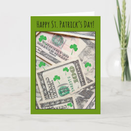 Festividades Feliz Dia de São Patrício para qualquer cartão de 