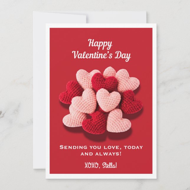 Festividades Feliz Dia dos Namorados Cartão Plano de Coração de (Frente)