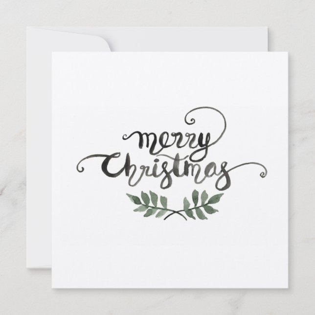 Festividades Feliz feriado, cartão de boas-vindas de Natal (Frente)