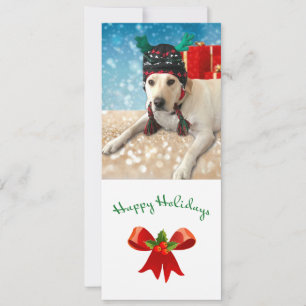 Festividades Feliz Feriado de Cachorro Feliz Cartão com fotos
