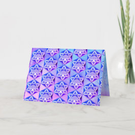 Festividades Feliz Hanukkah 🕎 Cartão de Férias Dobrado