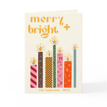Feliz Ilustrada À Mão + Cartão De Natal Brilhante