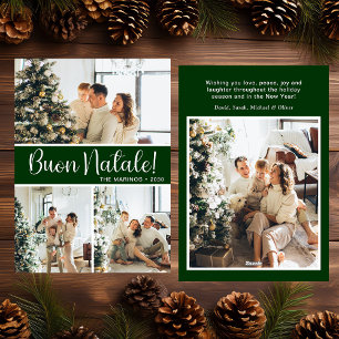 Festividades Feliz Natal 4 Foto Cartão de Férias Plano