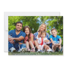 Feliz Natal Cartão de Férias de Neve