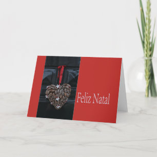Festividades Feliz natal, cartão de Natal português