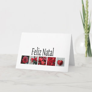 Festividades Feliz Natal - Cartão de Natal Português